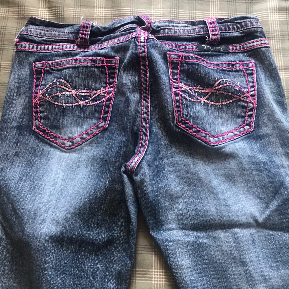 Cowgirl Tuff Pink Sparkle Capri